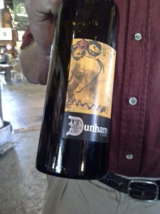 A members-only club Merlot from Dunham Cellars Artists Series.