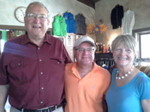 Dunham Cellars' David and Cheryl Blair with Jim Campanini