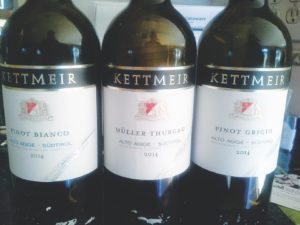 Three whites from Kettmeir Estates
