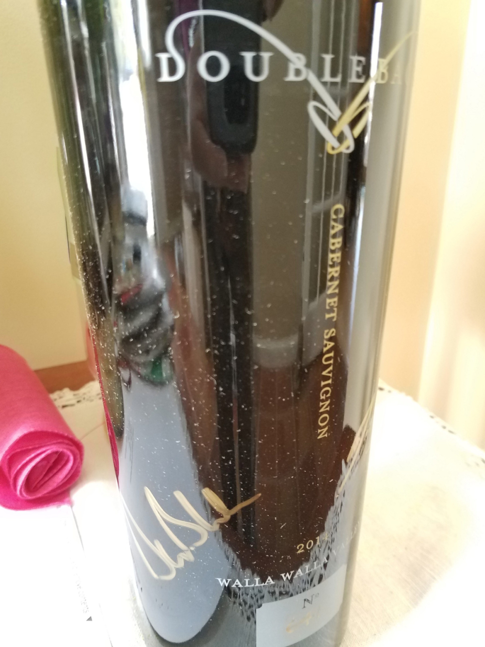 Doubleback Cabernet Sauvignon, signed by the former Patriots QB.